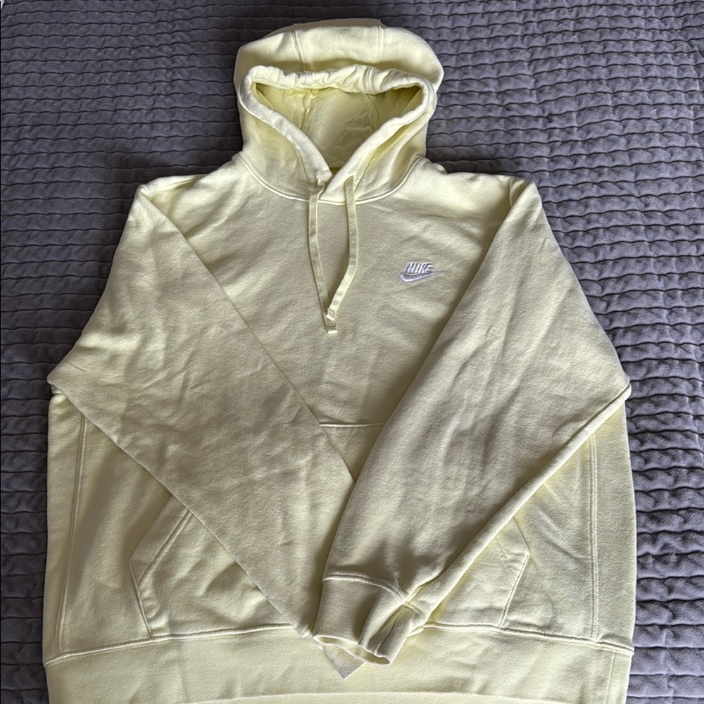 Nike Light Yellow Pullover Hoodie